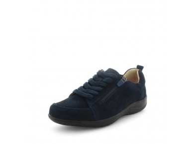 Just Bee Caby Lace up Suede Navy 